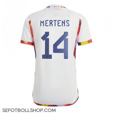 Billiga Belgien Dries Mertens #14 Borta fotbollskläder VM 2022 Kortärmad